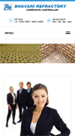 Mobile Screenshot of bhavanirefractory.com